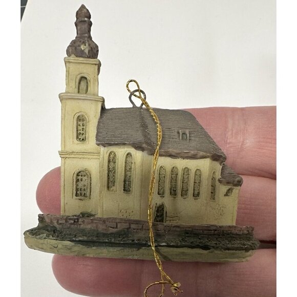 Set of 5 Resin Church Ornaments Religious Vintage - Picture 2 of 13